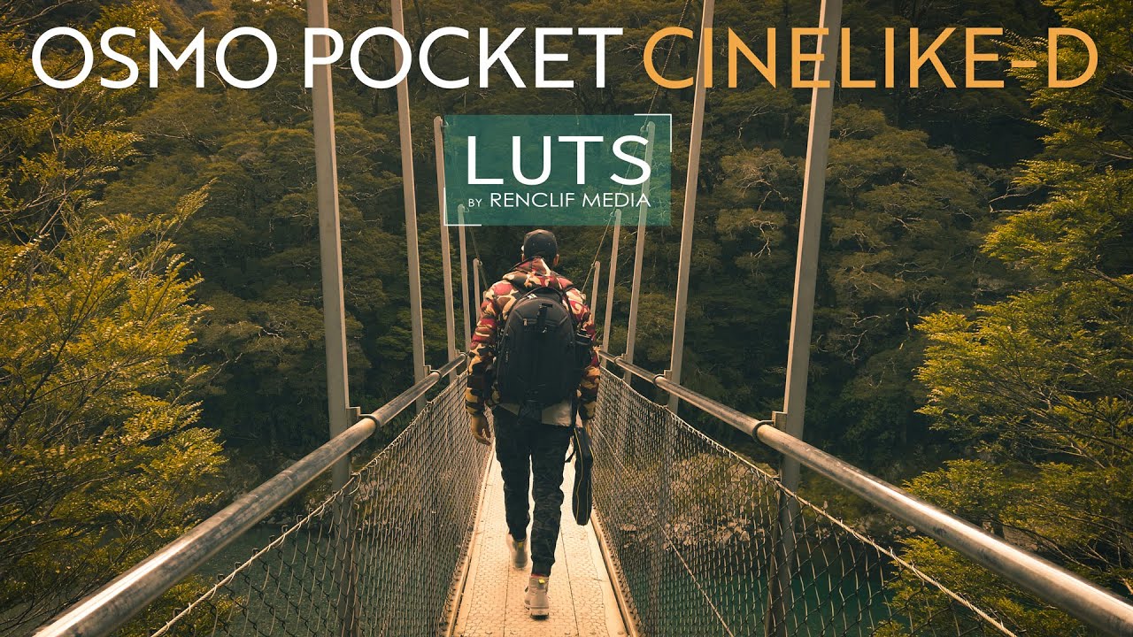 Free Cinematic LUTs // DJI Osmo Pocket Cinelike D - YouTube