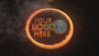 Fire logo animation intro  ( ID-0266 )