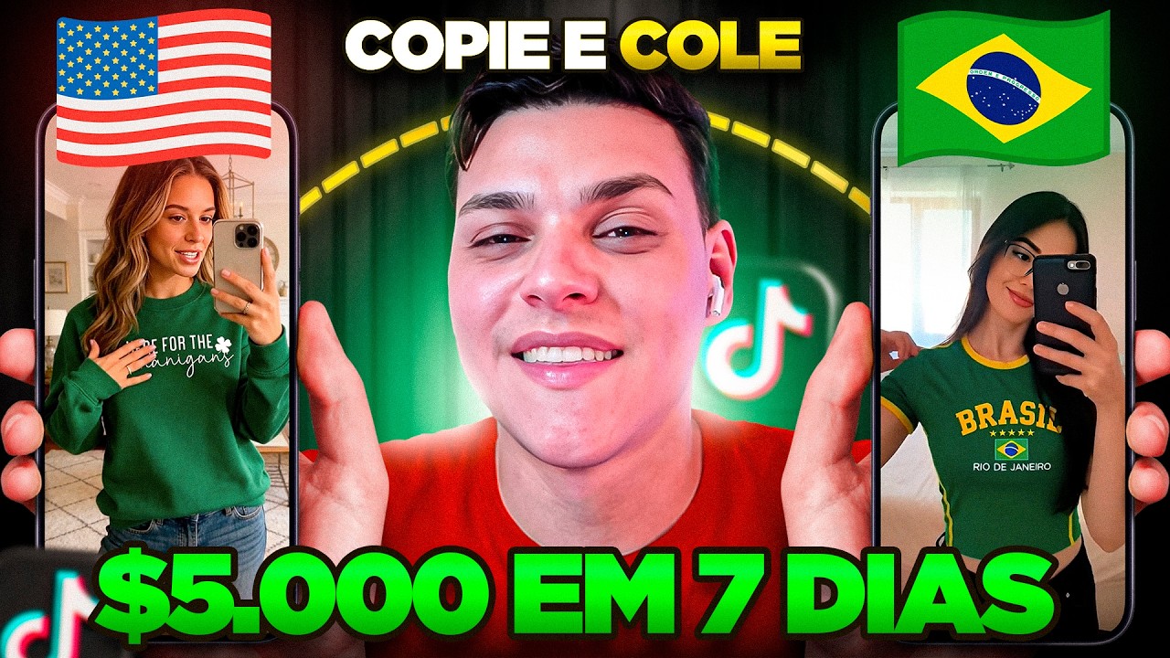 Copiei um Vídeo dos EUA e Comecei a Vender no TikTok Shop Brasil