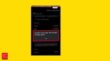 Not enough storage when moving apps to SD card on Android | Can
