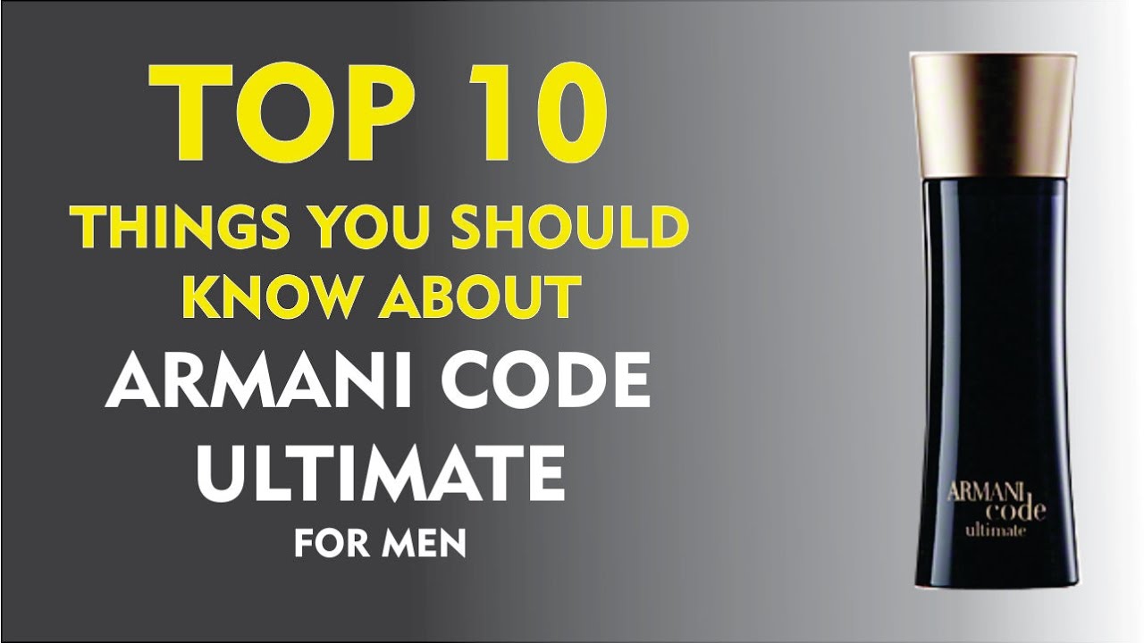 armani code ultimate men's fragrance