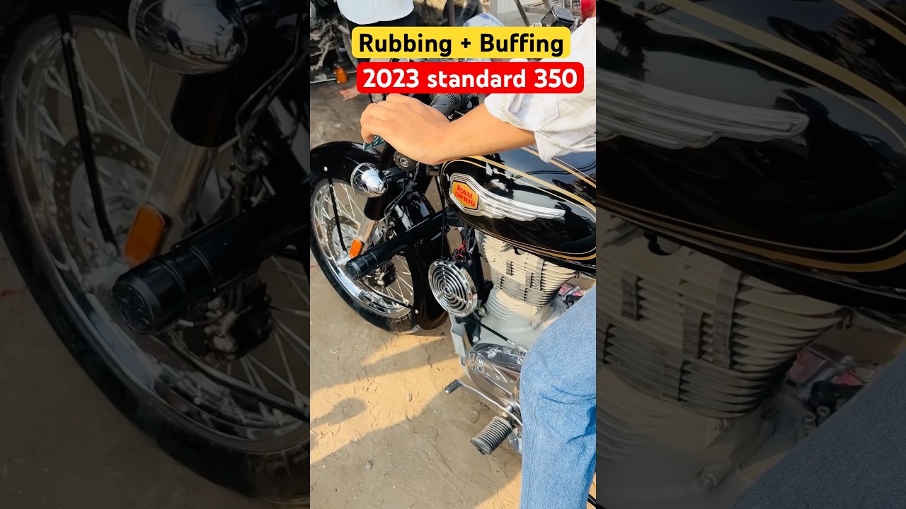 Standard 350 ‘2023 model Engine rubbing ￼and Buffing 