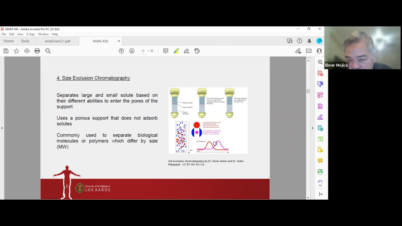 Chem 137 Liquid Chromatography