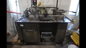Hardinge DV-59 Second Op. Lathe, Var Spd, 5C Collet Closer, Endworking Turret, Prod Cross-Slide
