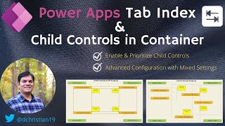 Power Apps Tab Index and Child Controls in a Container screenshot 4