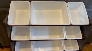 Humble Crew Modern Toy Organizer with 12 Bins Review