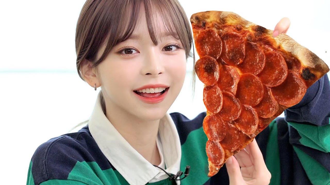 얼굴보다 큰 대왕피자 와-앙 먹기🍕Pizza Mukbang ASMR