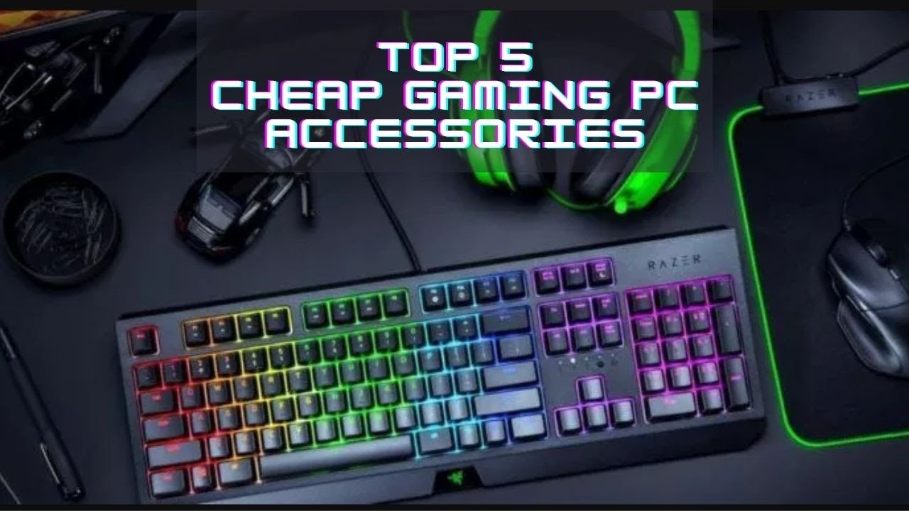 5 cheap gaming pc accessories || gadget centro