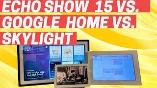 Alexa Echo Show vs. Google Home Hub vs. Skylight Calendar - which is THE BEST?!