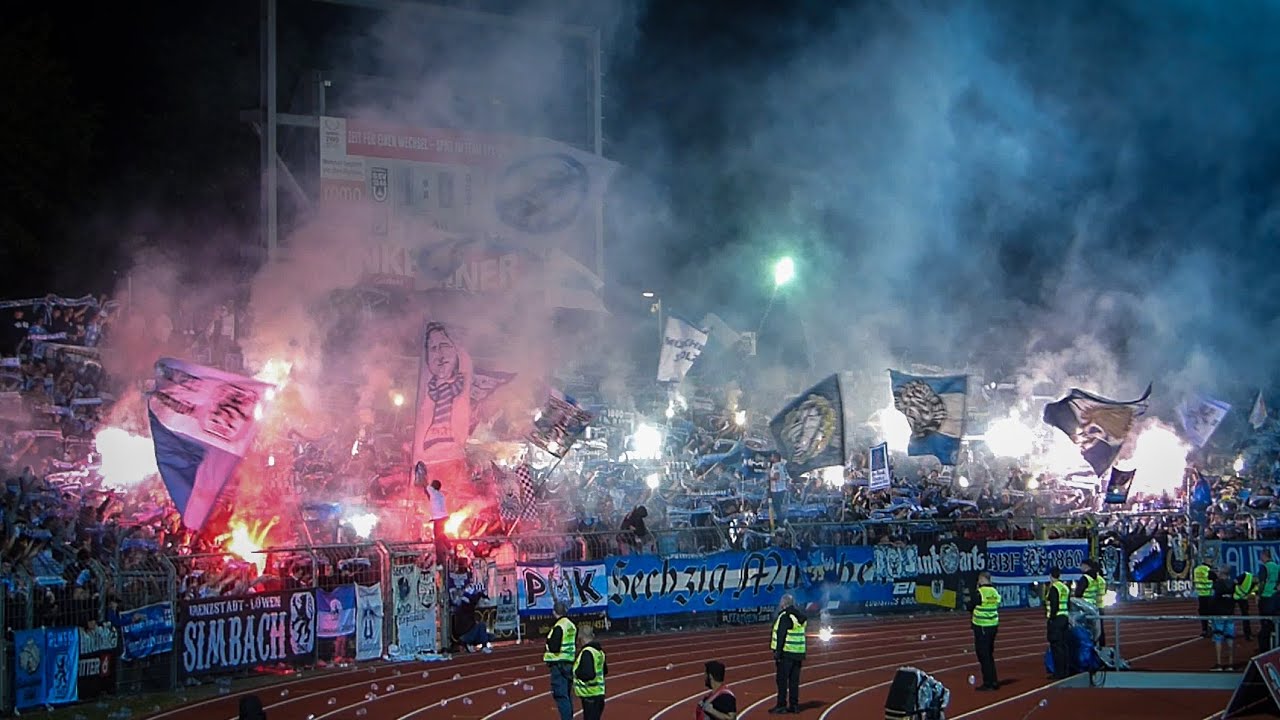 SSV Ulm 1:0 1860 München 03.10.2023 (Pyroshows & Support)