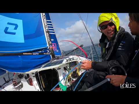 ⁣Mini 6.50. 2 minutes de folie et un nouveau record à bord du proto Nicomatic - Petit Bateau !