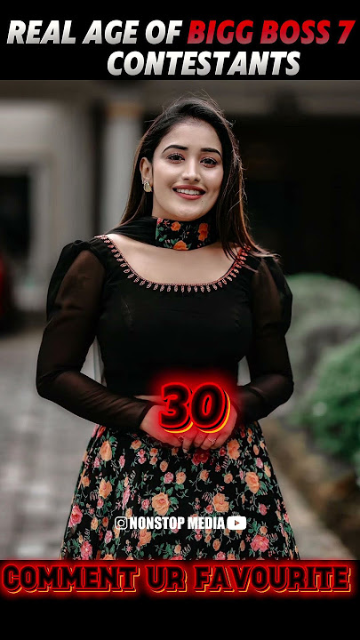 Real Age of Bigboss Malayalam Season7 Contestants ❤️ #trending #trendingshorts #viralreels #shorts