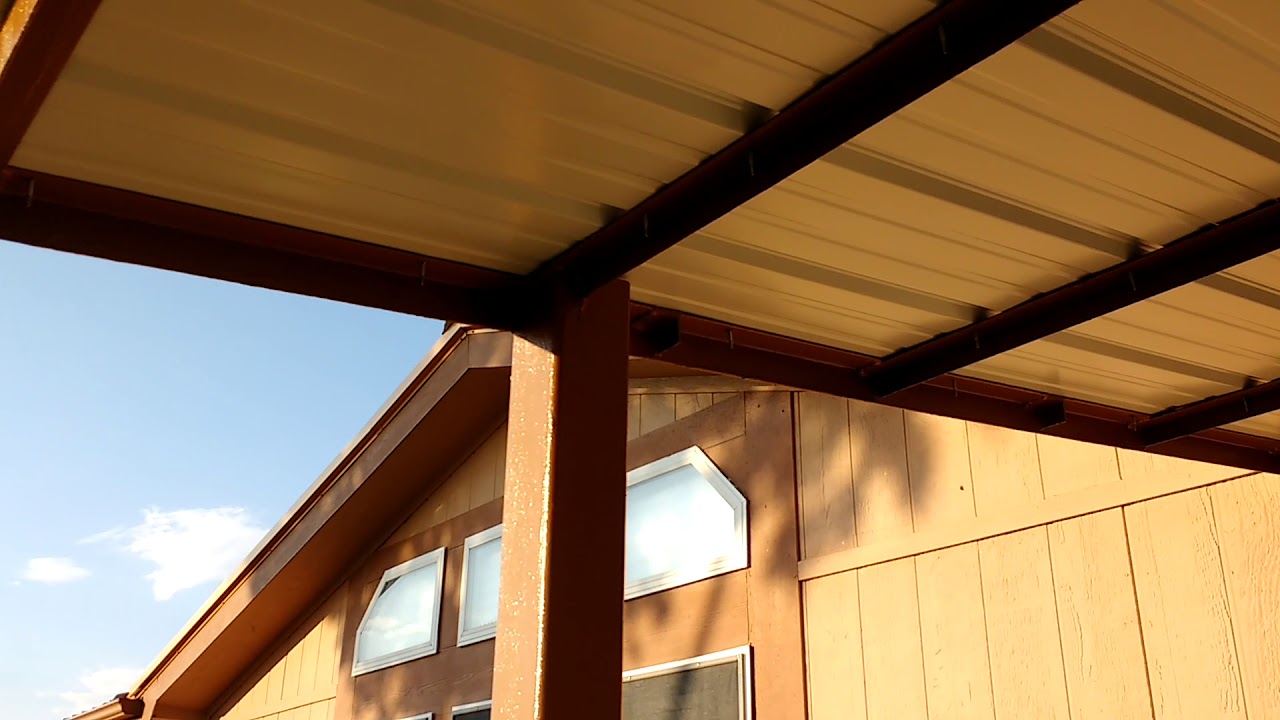 Steel porch project Part 1 YouTube