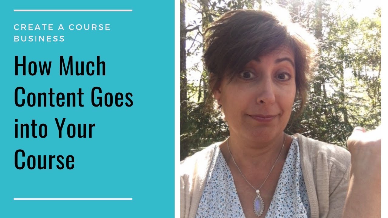 Online Course: How much content goes in? (and do I have enough?) - YouTube
