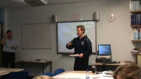 Problem Based Learning Presentation: Kate, Tracey, Gary and James part 1