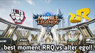 best moment RRQ vs alter ego!! MPL Indonesia s10