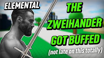 SO ZWEIHANDER GOT BUFFED.. | Combat Warriors