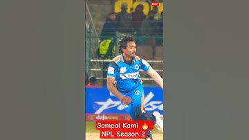 Sompal Kami 🔥 NPL Season 2 #shorts #trending #npl #sompalkami #cricketnepal #viral #foryourpage