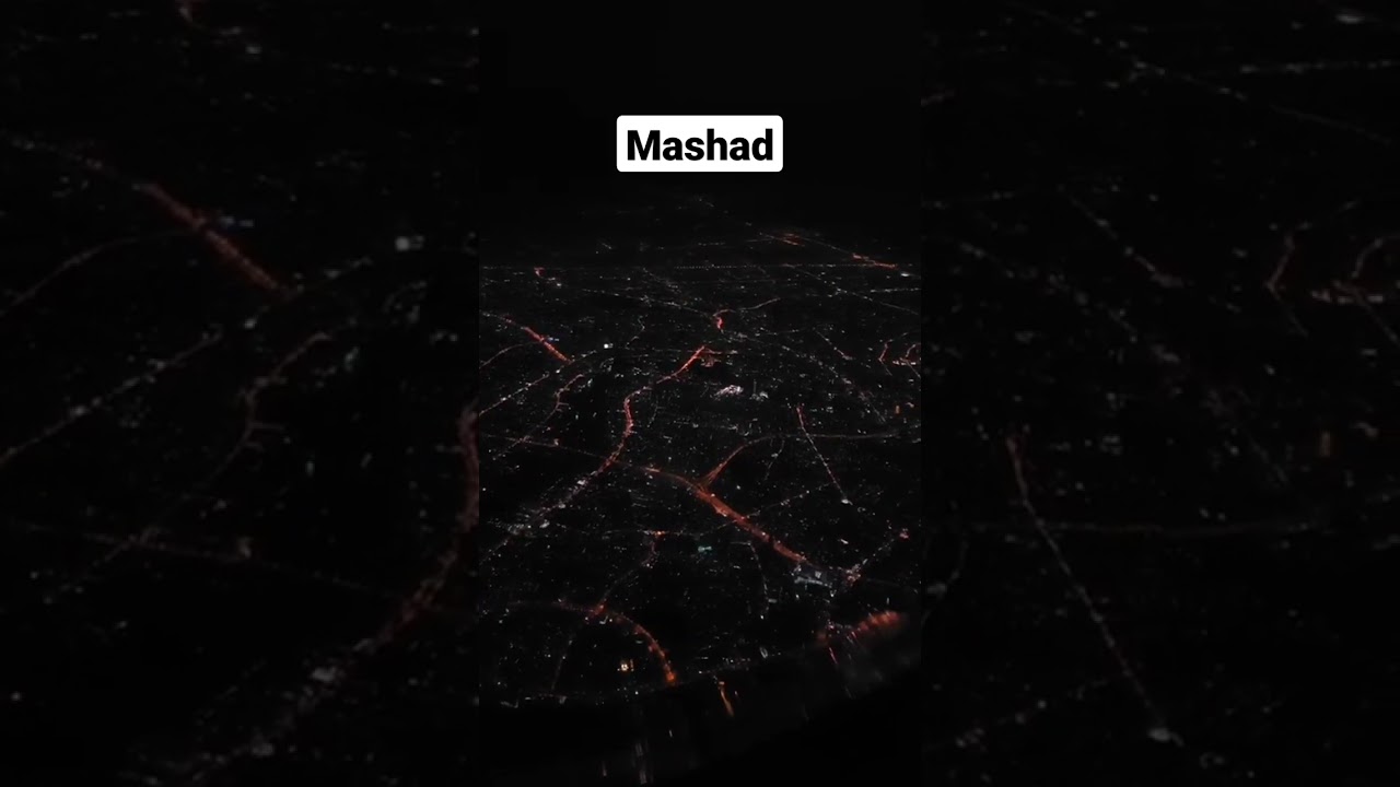 Mashad  , Iran  aerial view. 