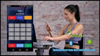 7151 - EXERWORK 2000i BLUETOOTH, GOAL SETTING, FOLDING EXERCISE DESK BIKE with FREE APP screenshot 1