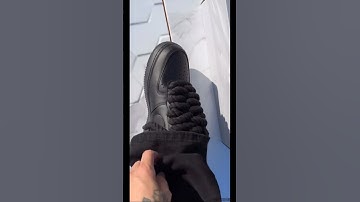 AF1 ROPE LACES - BLACK ♟️Available now! In all size 📩🔗 @fbcollectionn_ #shorts