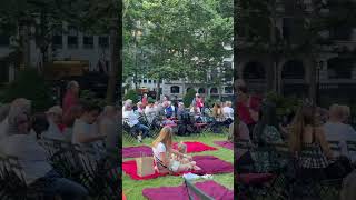 “Nuanpainy”is live !  Bryant Park Picnic Performances NYC 💕🇺🇸USA