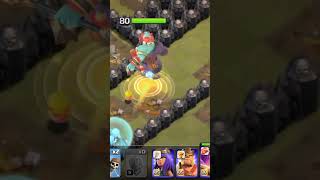 (clashofclans)🤯 #sorts #gaming warden walk 😱tips and tricks✅