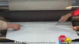 Making STOP Signs and Traffic Signs