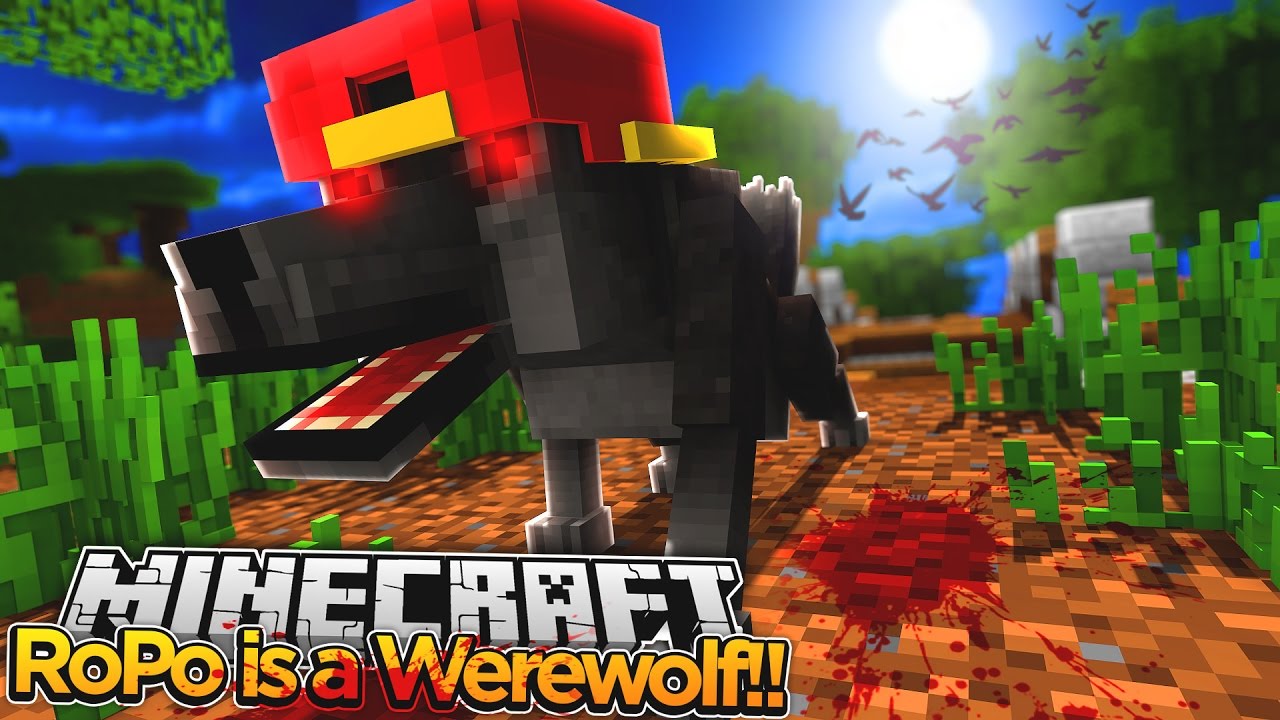 Minecraft Adventure - LITTLE ROPO TURNS INTO A WEREWOLF!!!