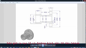 hướng dẫn vẽ chi tiết 3d trên inventor 2014