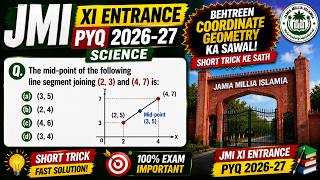 The mid point of the following line segment joining 2, 3 and 4, 7 is