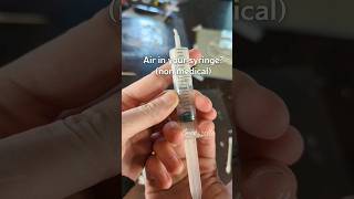 Air out of syringe trick 💉 Resimi