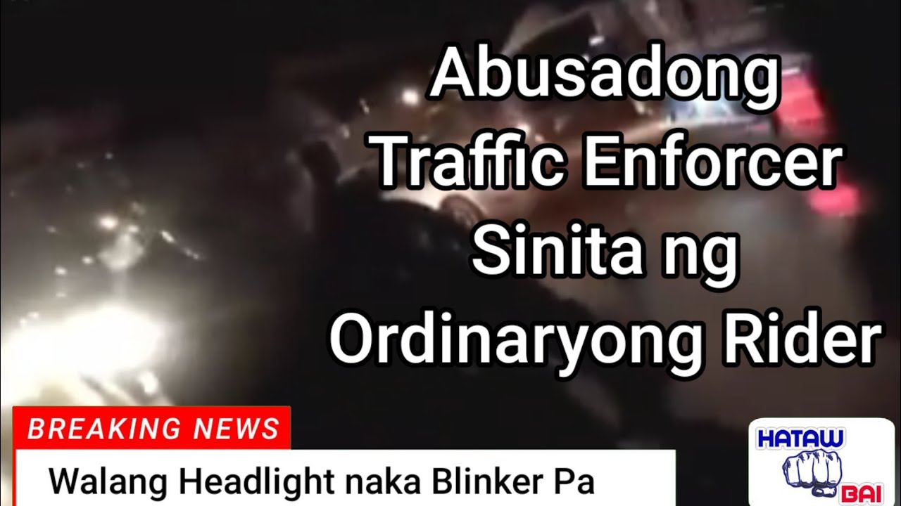 Abusadong Traffic Enforcer Sinita ng Ordinaryong Rider