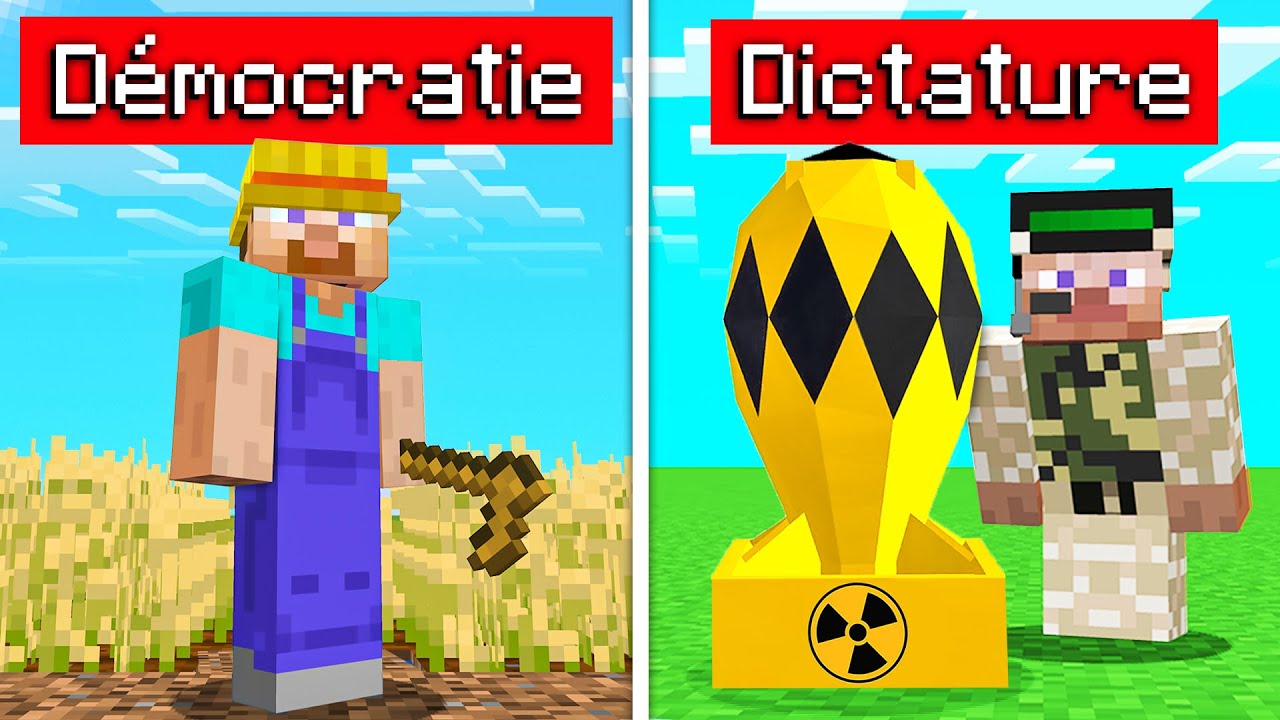 Jai simul une dictature sur Minecraft avec 100 Joueurs