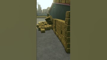 Kann man im LS25 eine Halle aus Strohballen bauen? #shorts #ls25