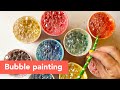 How to do bubble painting easy tutorial