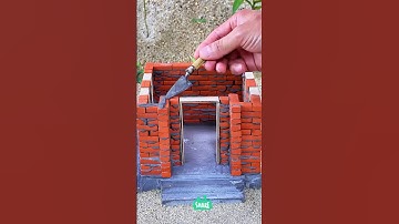 Mini Building House #minibuilding #miniature #shorts #viralshorts #youtubeshorts #minibuilding
