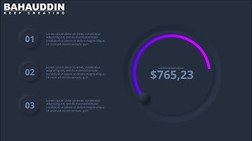 Black color Neuromorphic Powerpoint Presentation slide - Bahauddin