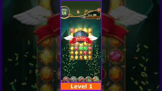 Jewel Castle classical Match 3 Puzzles Game Level 1 screenshot 2