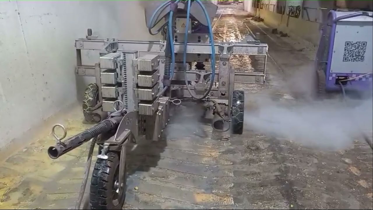 Roro Ramp Surface Preparation with Waterblasting