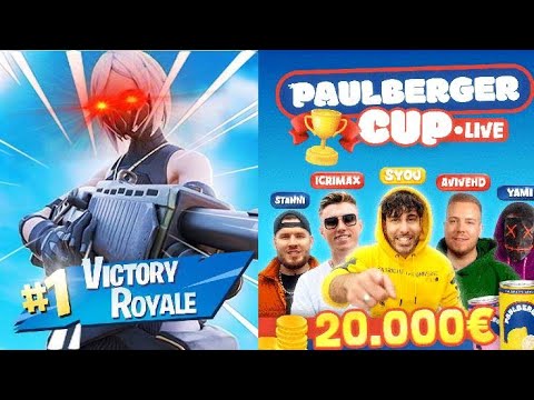 ICH GEWINNE 20.000€ FORTNITE "PAULBERGER CUP" von SYOU!