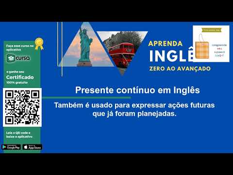 Aula 78   Presente contínuo em Inglês   Curso Inglês