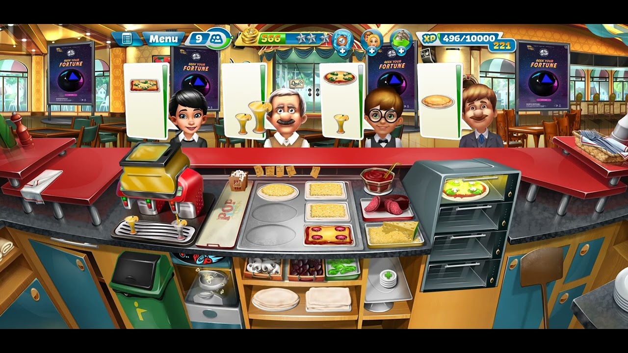 Cooking Fever Volume 214/Pizzeria 🍕🍿🍹