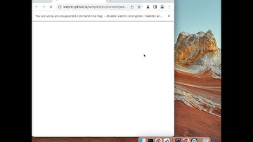 Disabling WebRTC SRTP encryption in the Chrome browser #shorts