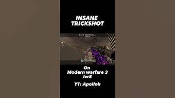 INSANE TRICKSHOT ON MW3 (IW5) #mw3 #trickshots #gaming