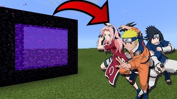 How  to make a portal to Naruto dimension in minecraft pe