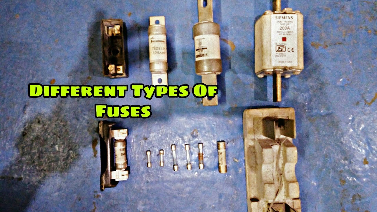 Different types Of Fuses used in Electrical Circuits - YouTube