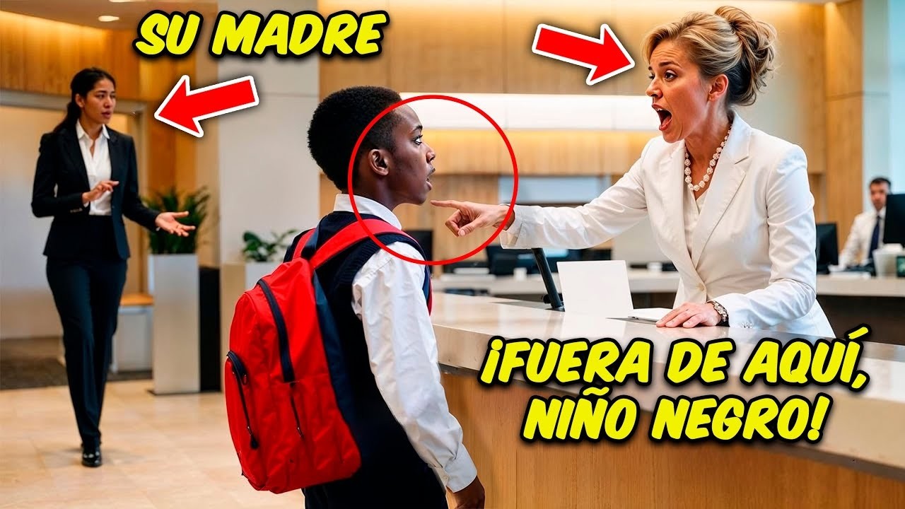 Empleado de Banco Humilla a Niño Negro y Queda en Ridículo al Descubrir que su Madre es la CEO