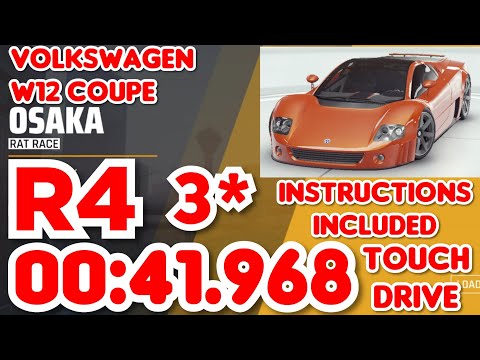 Asphalt 9 - VOLKSWAGEN W12 COUPE Grand Prix Round 4 - 00:41.968 - 3⭐ Touchdrive Instructions