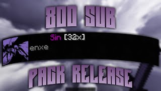 Sin [32x] - 800 Sub Pack Release
